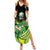 Custom Ireland Rugby Go Champions Summer Maxi Dress Irish Shamrock