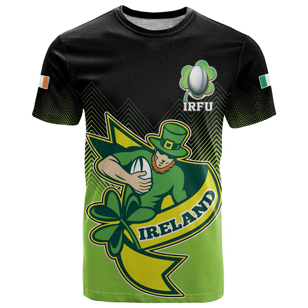 Custom Ireland Rugby Go Champions T Shirt Irish Shamrock