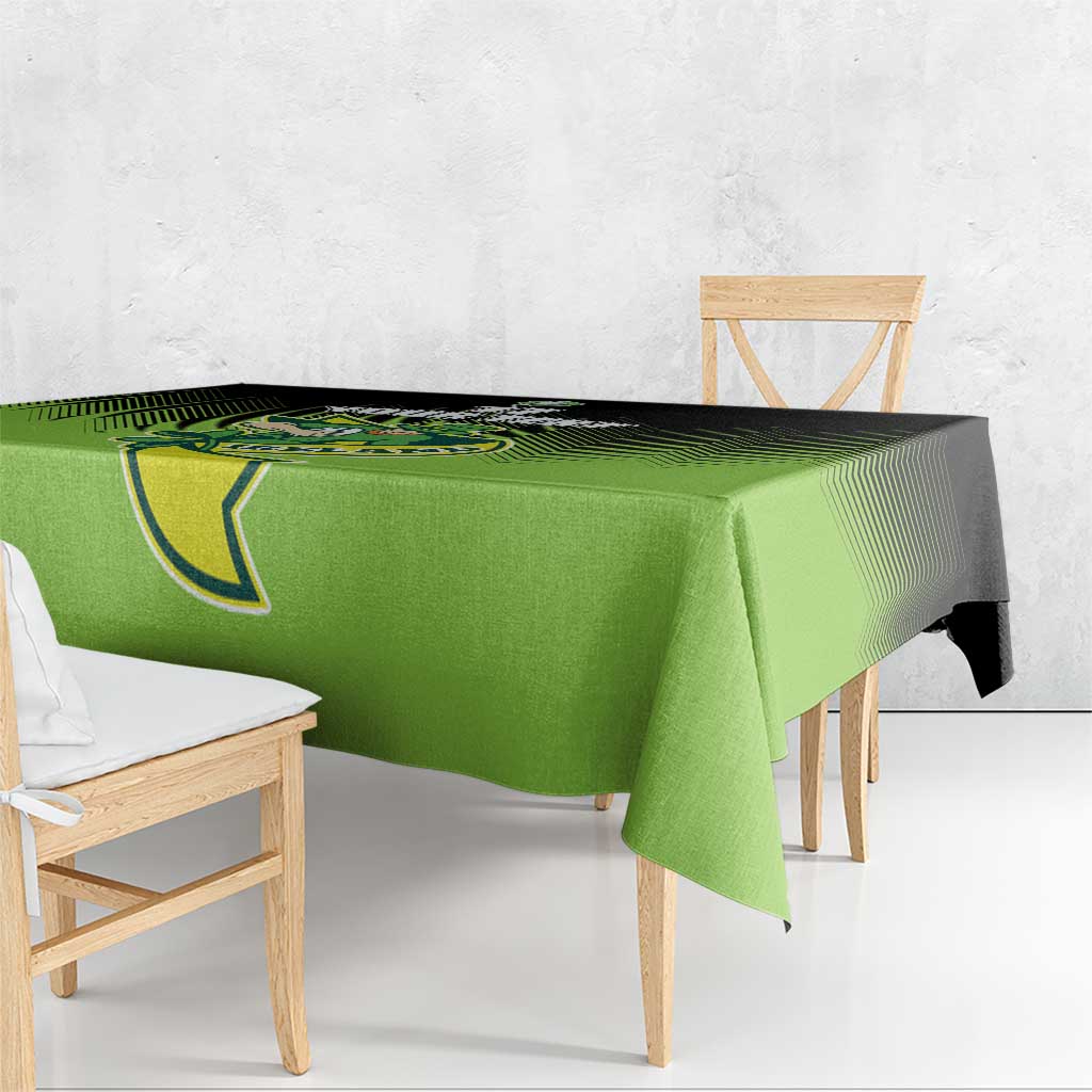 Custom Ireland Rugby Go Champions Tablecloth Irish Shamrock