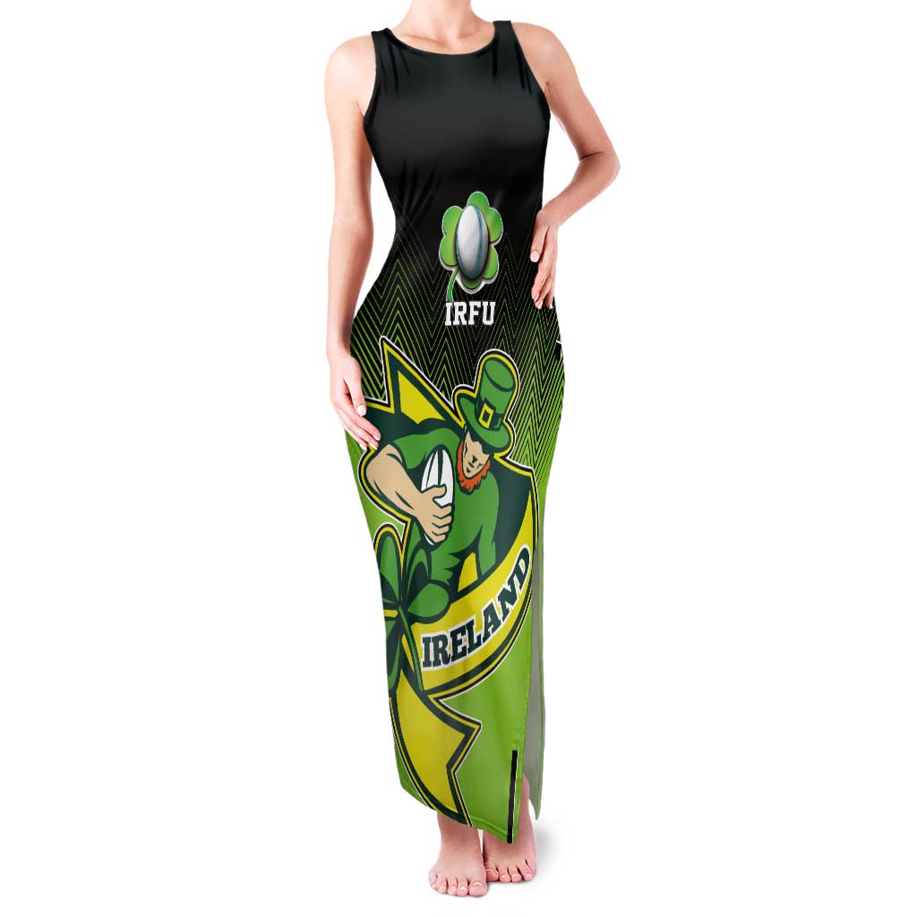 Custom Ireland Rugby Go Champions Tank Maxi Dress Irish Shamrock