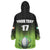 Custom Ireland Rugby Go Champions Wearable Blanket Hoodie Irish Shamrock