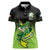 Custom Ireland Rugby Go Champions Women Polo Shirt Irish Shamrock