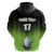 Custom Ireland Rugby Go Champions Zip Hoodie Irish Shamrock