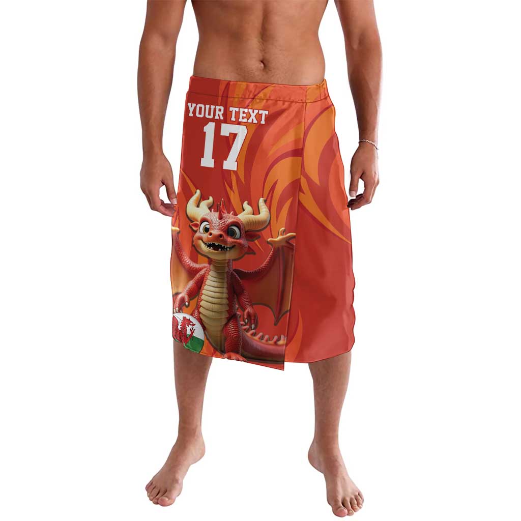Custom Wales Football Go Champions Lavalava Cymru am byth Red Style