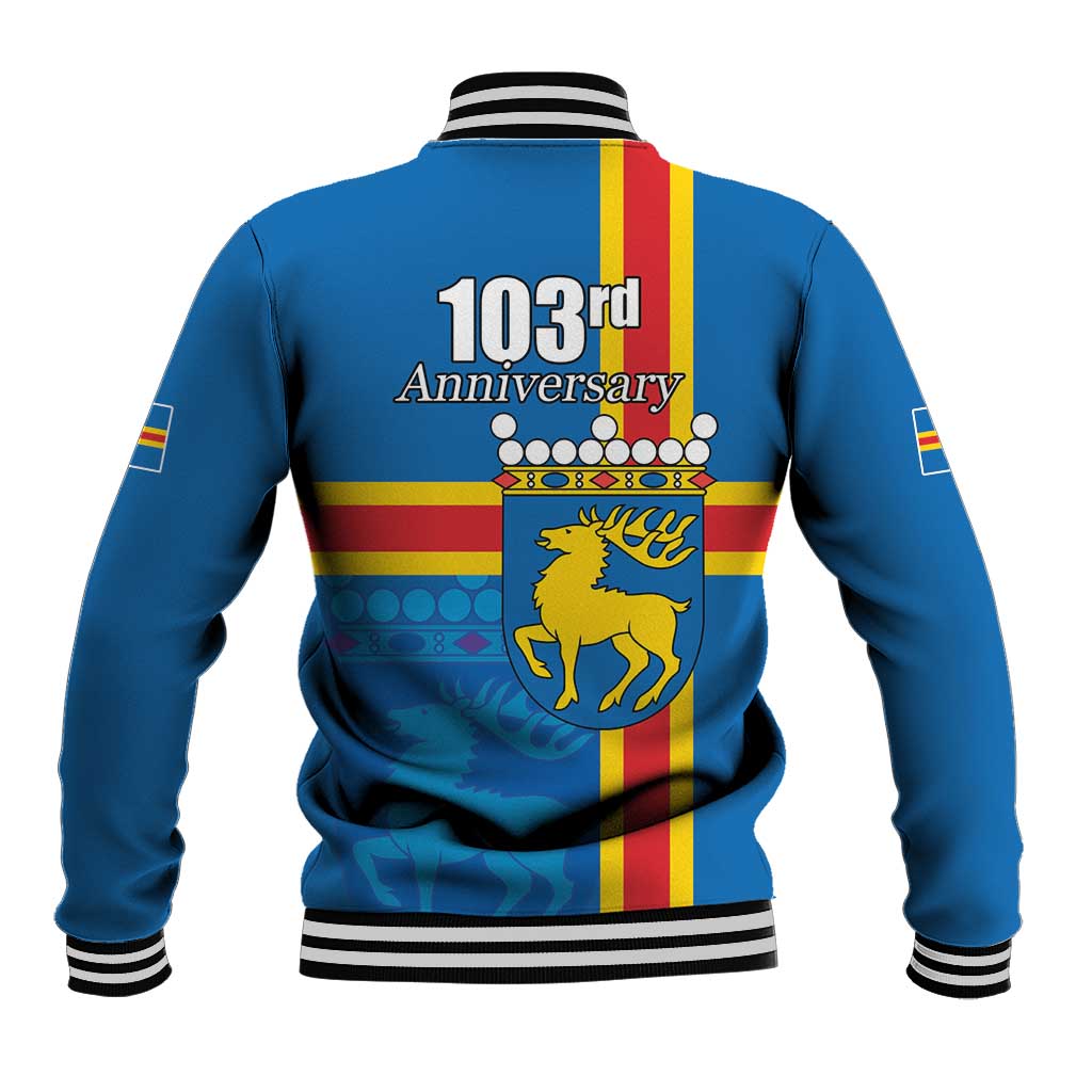 Aland's Autonomy Day Baseball Jacket 103rd Anniversary