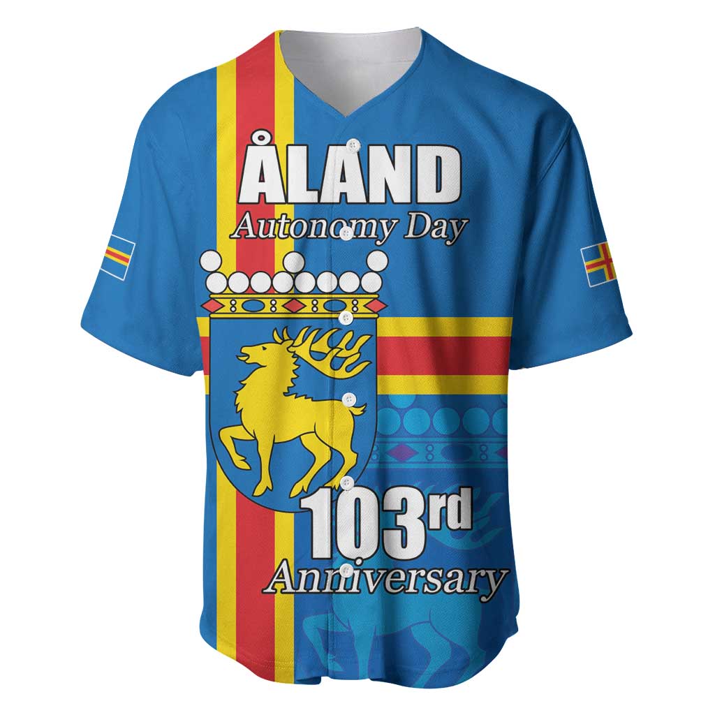 Aland's Autonomy Day Baseball Jersey 103rd Anniversary