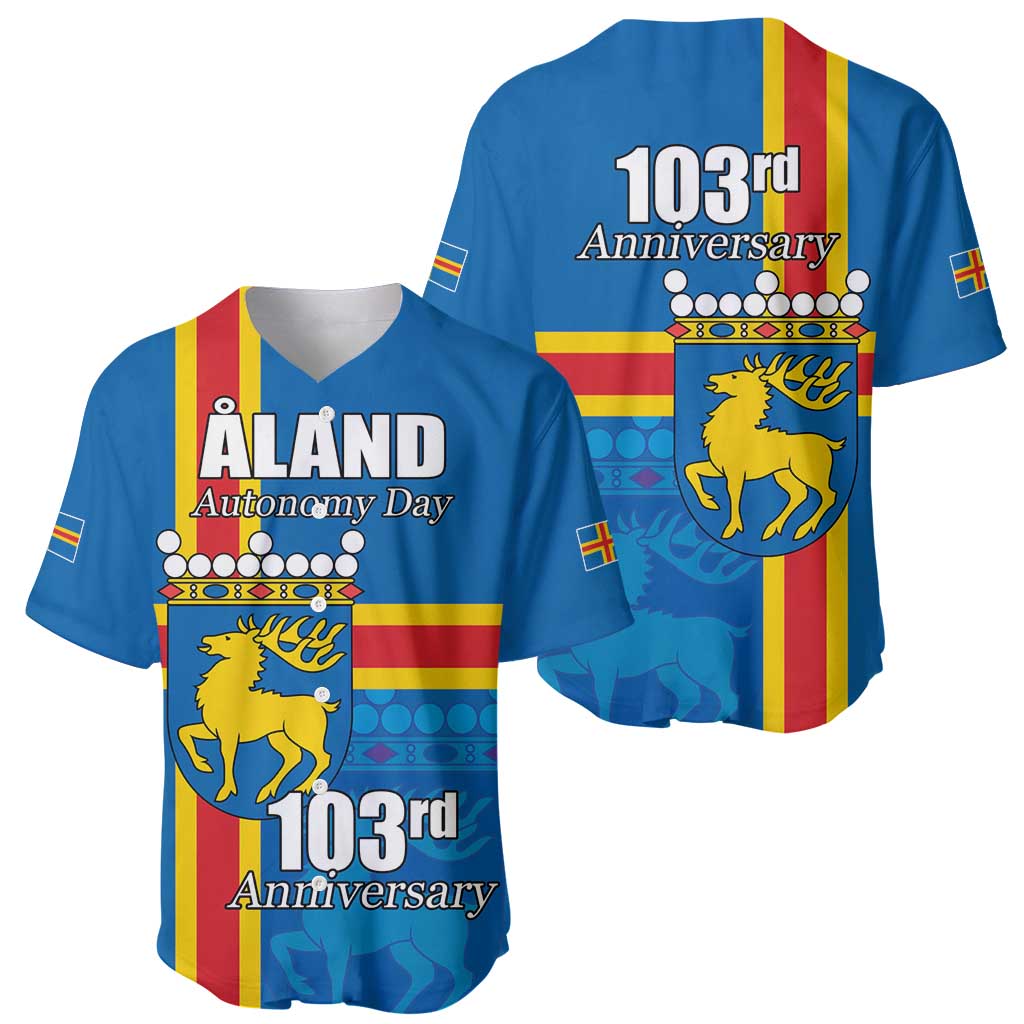 Aland's Autonomy Day Baseball Jersey 103rd Anniversary