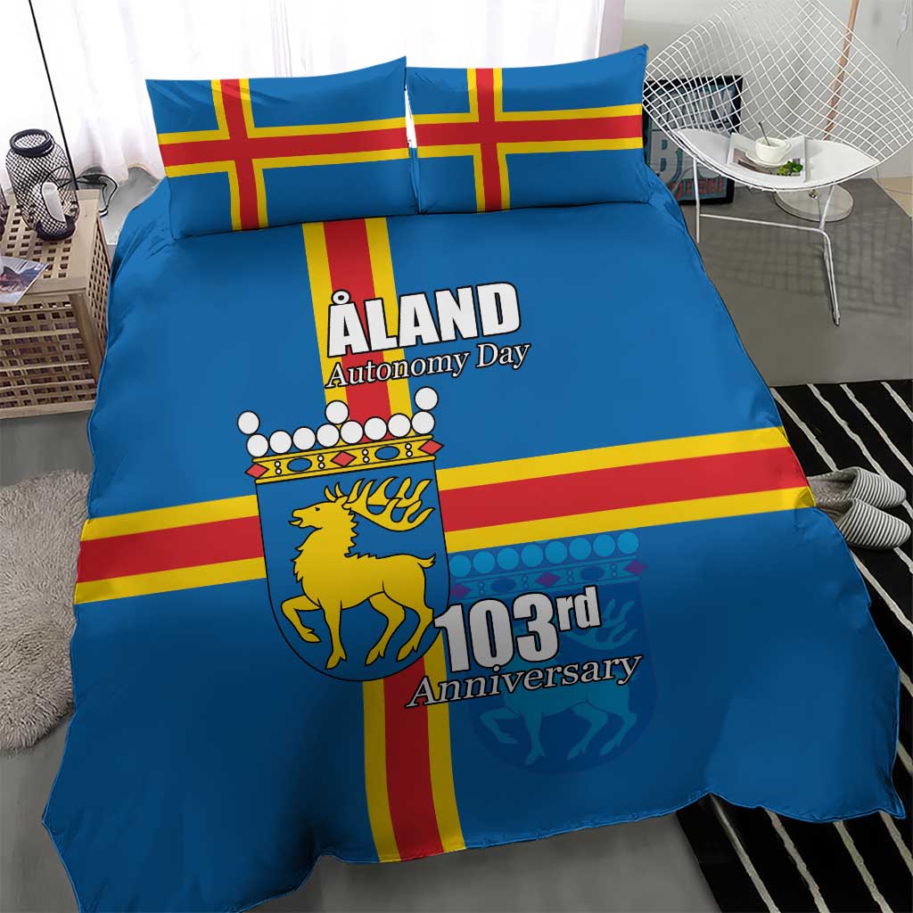 Aland's Autonomy Day Bedding Set 103rd Anniversary
