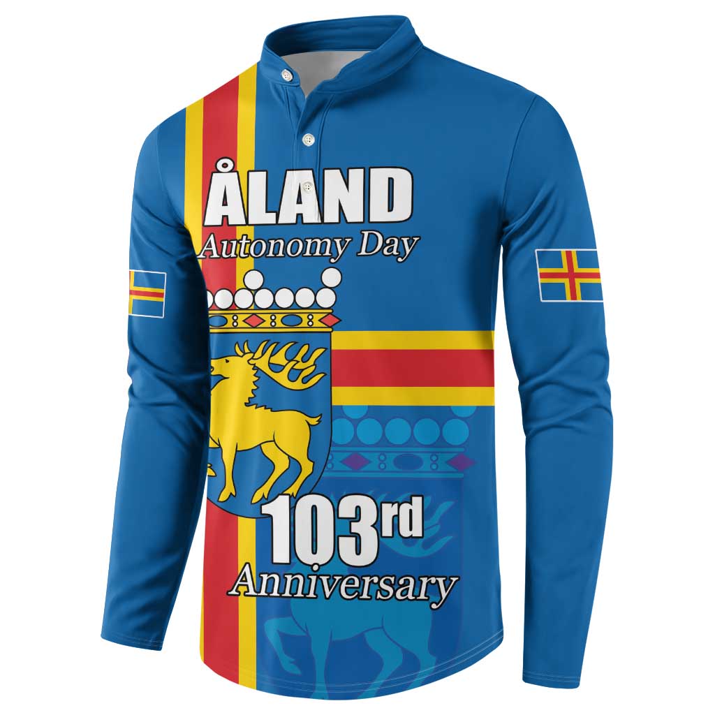 Aland's Autonomy Day Button Sweatshirt 103rd Anniversary