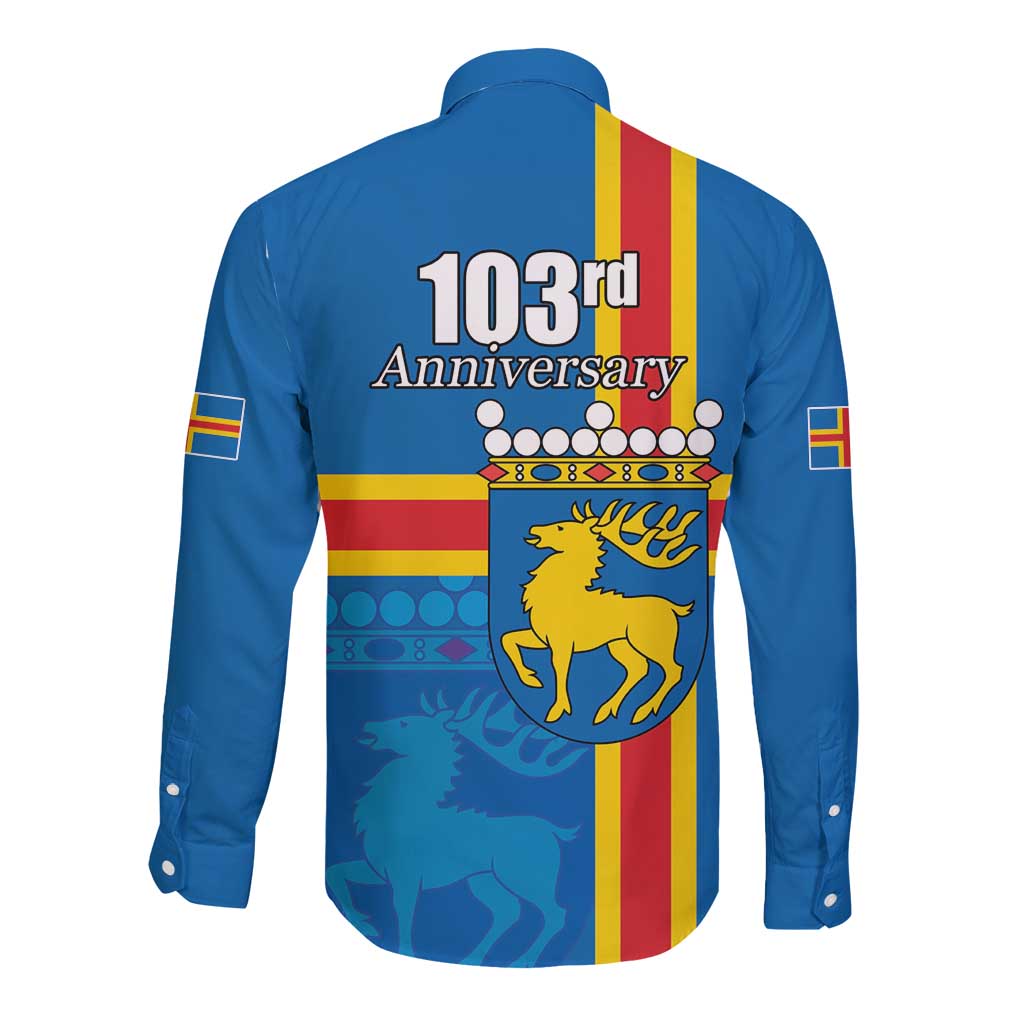 Aland's Autonomy Day Long Sleeve Button Shirt 103rd Anniversary