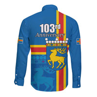 Aland's Autonomy Day Long Sleeve Button Shirt 103rd Anniversary