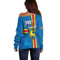 Aland's Autonomy Day Off Shoulder Sweater 103rd Anniversary