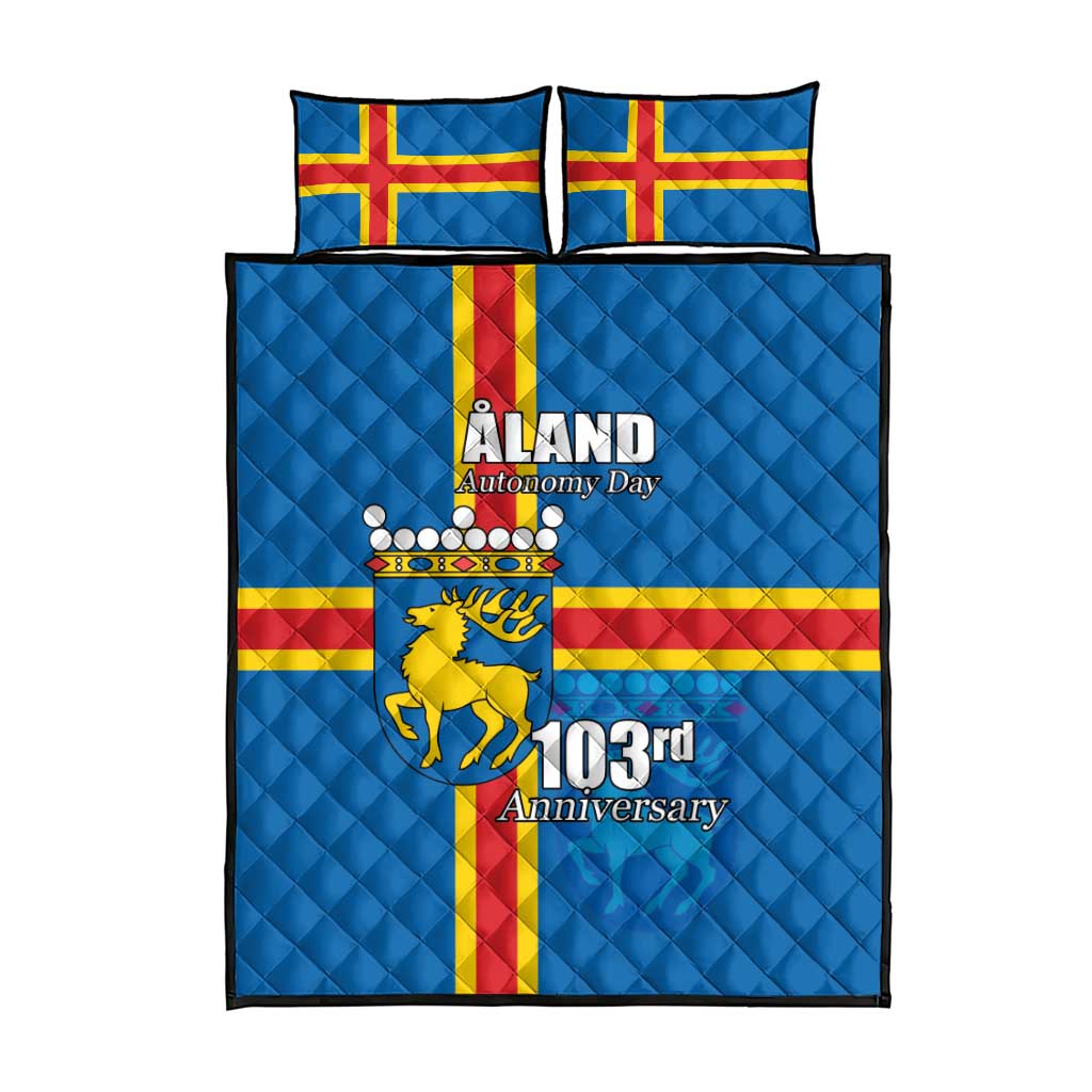 Aland's Autonomy Day Quilt Bed Set 103rd Anniversary