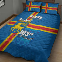 Aland's Autonomy Day Quilt Bed Set 103rd Anniversary