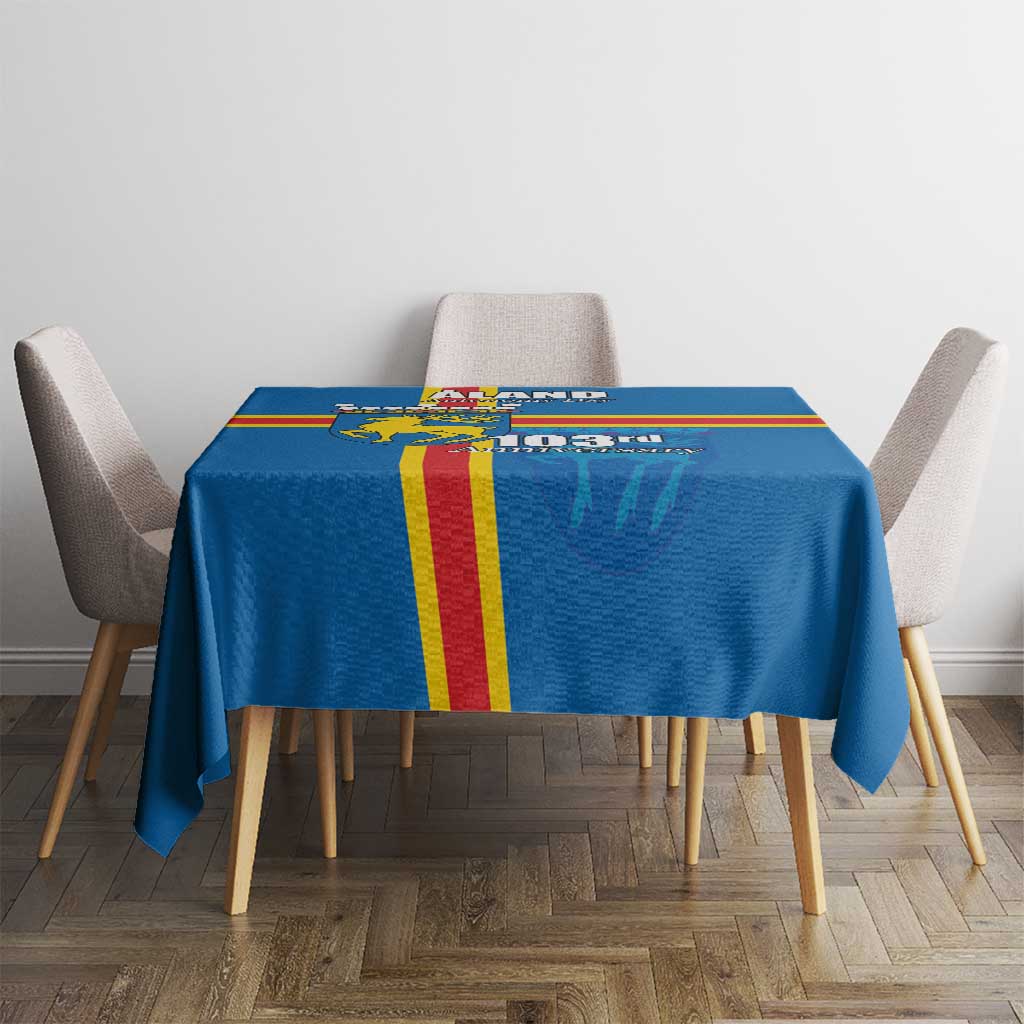 Aland's Autonomy Day Tablecloth 103rd Anniversary