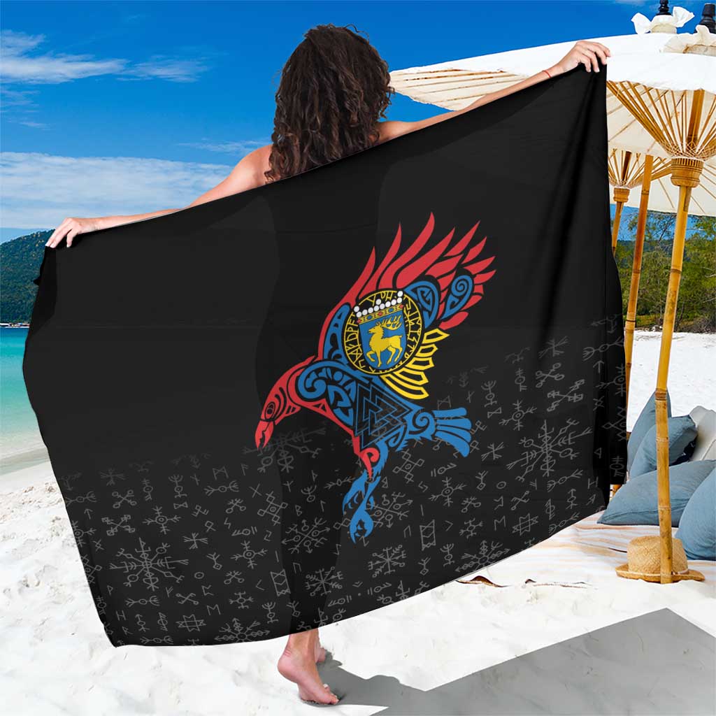 Aland Vikings Culture Sarong Norse Mythology Raven Tattoo