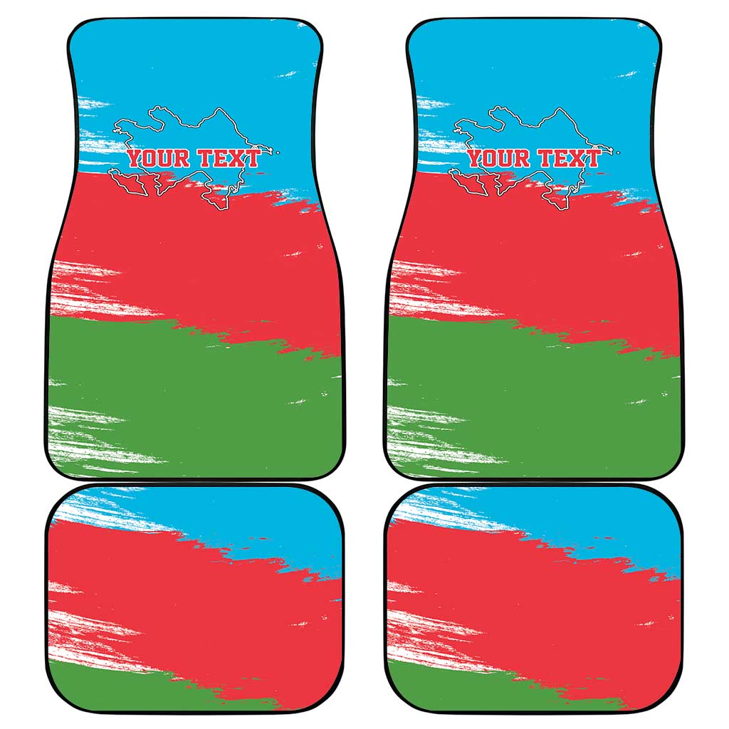 Personalized Azerbaijan Flag Style Car Mats Azerbaijani Flag Day