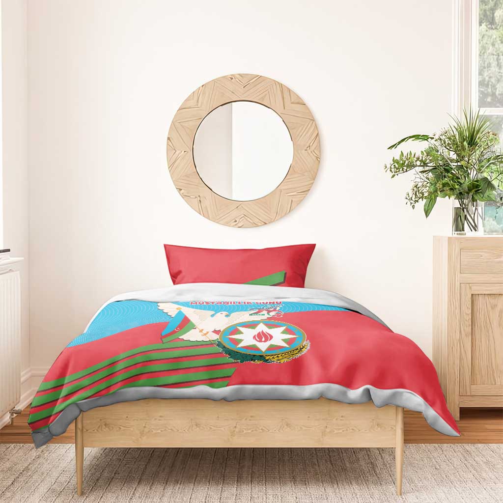 Azerbaijan Independence Day Bedding Set Mustəqillik Gunu