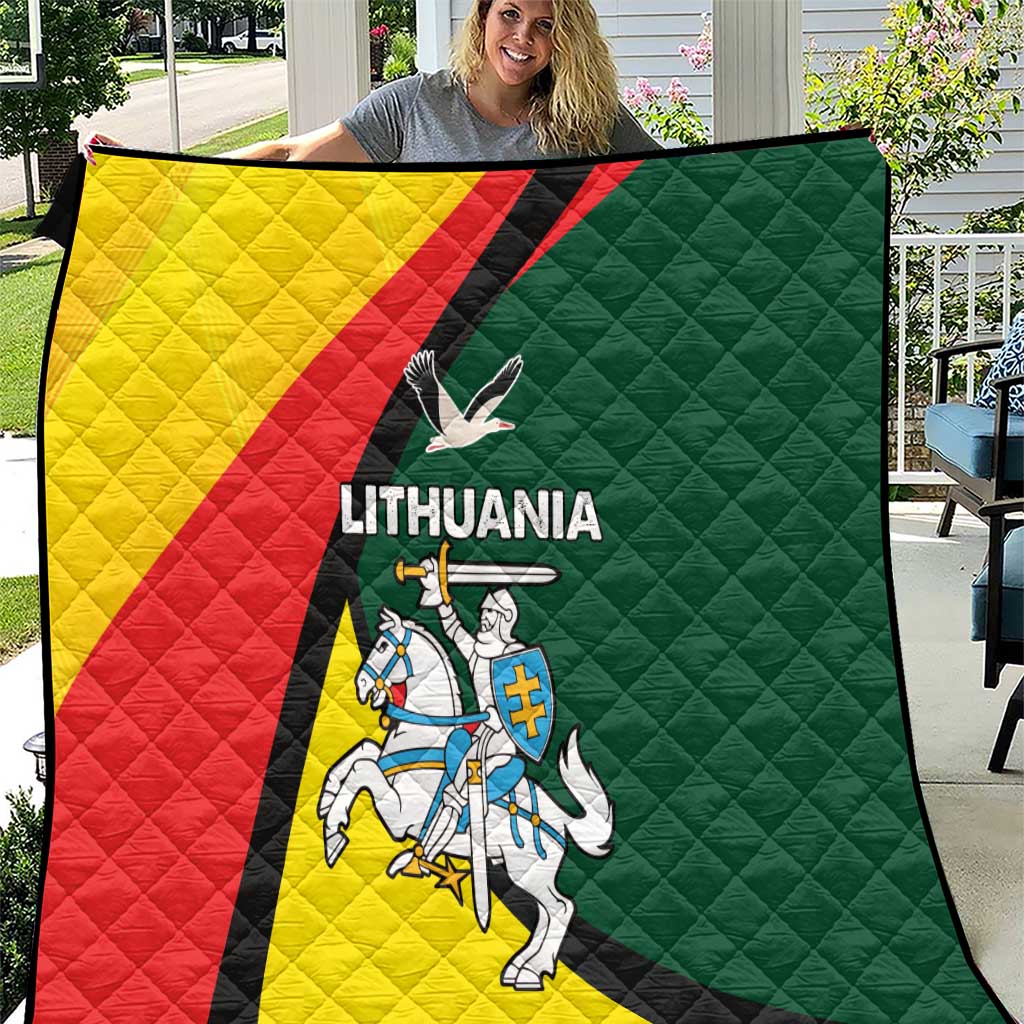 Lithuania Coat of Arms Quilt Vytis and Gandras LT17 - Wonder Print Shop