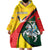 Lithuania Coat of Arms Wearable Blanket Hoodie Vytis and Gandras