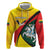 Lithuania Coat of Arms Zip Hoodie Vytis and Gandras LT17 - Wonder Print Shop