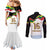 Lithuania Independence Day Couples Matching Mermaid Dress and Long Sleeve Button Shirt 16th February