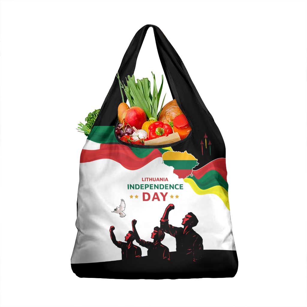 Lithuania Independence Day Grocery Bag 16th February