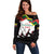 Lithuania Independence Day Off Shoulder Sweater 16th February