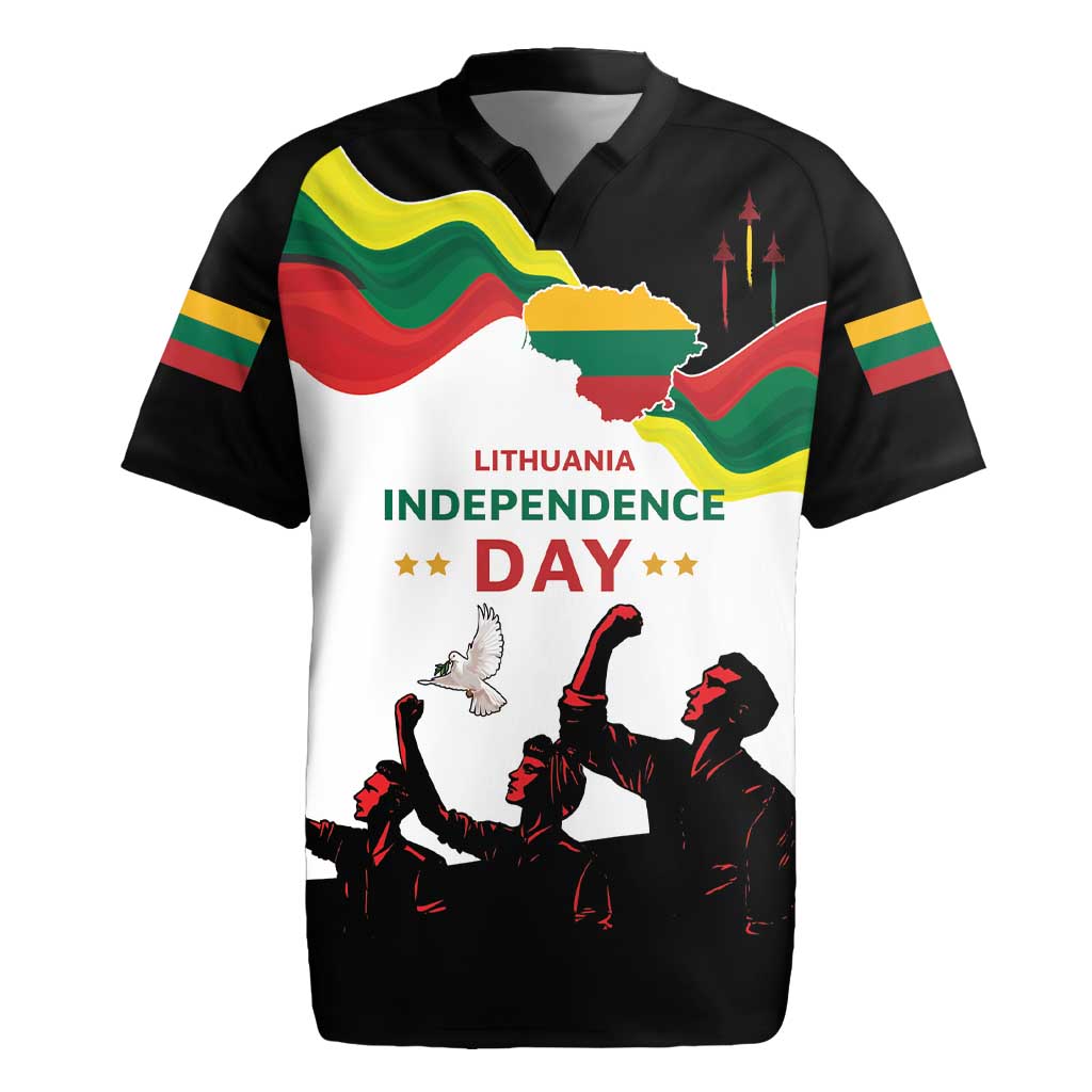 Lithuania Independence Day Rugby Jersey 16th February LT17 - Wonder Print Shop