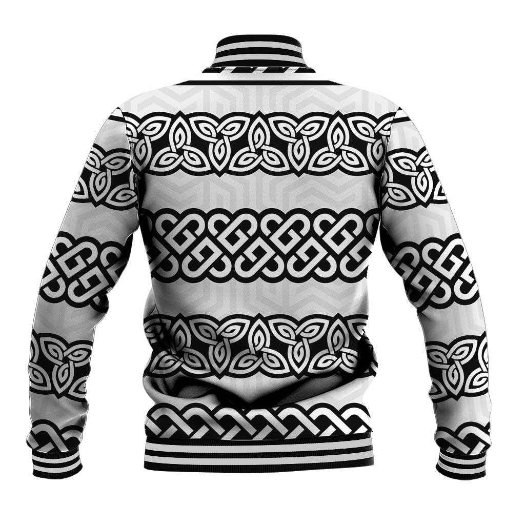 Ireland Celtic Pattern Baseball Jacket Celtic Knot