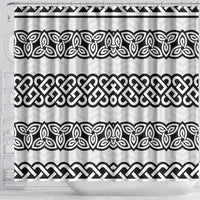 Ireland Celtic Pattern Shower Curtain Celtic Knot