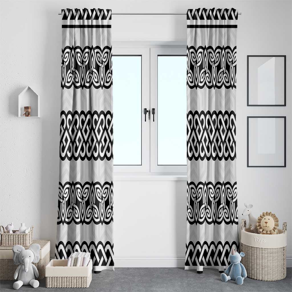 Ireland Celtic Pattern Window Curtain Celtic Knot