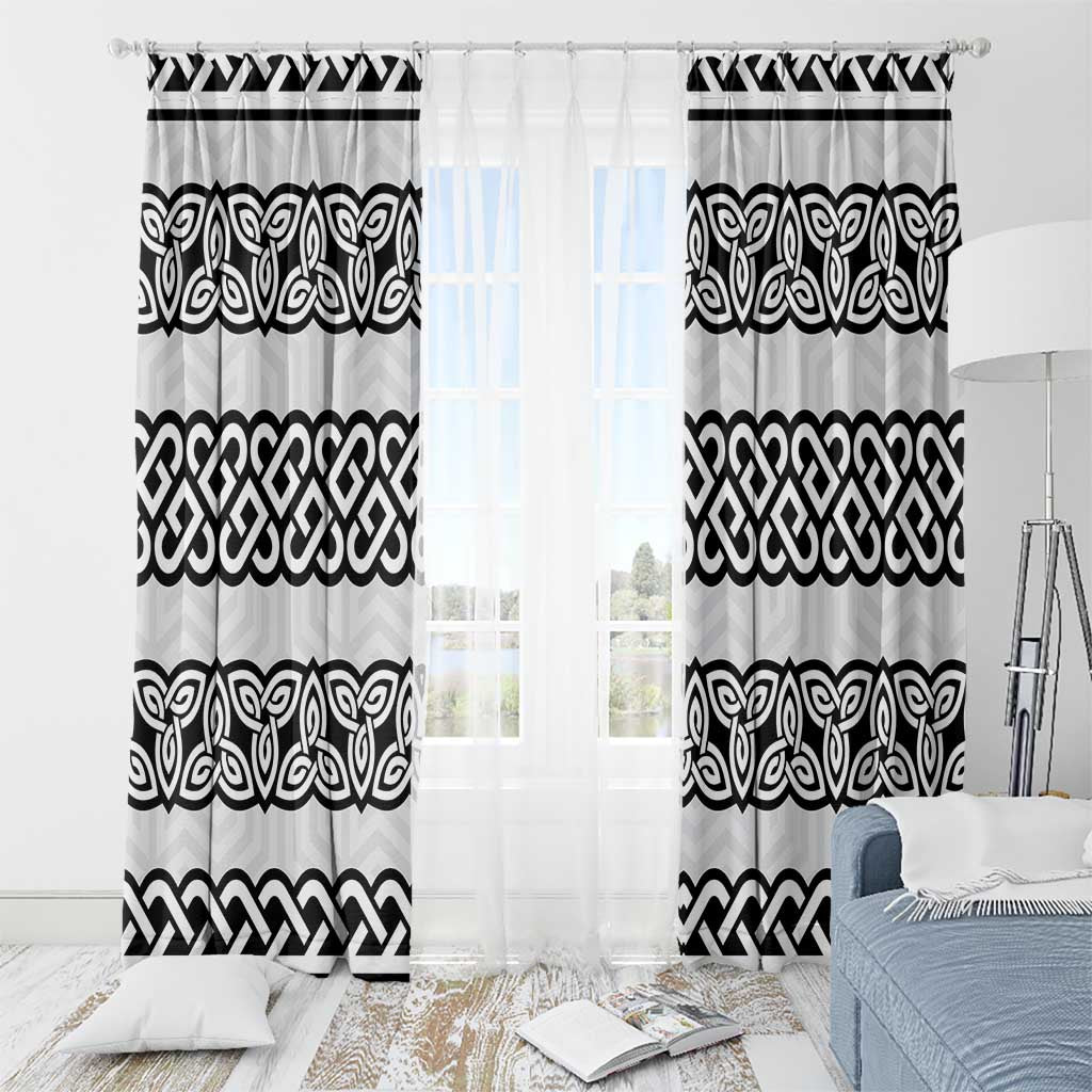 Ireland Celtic Pattern Window Curtain Celtic Knot