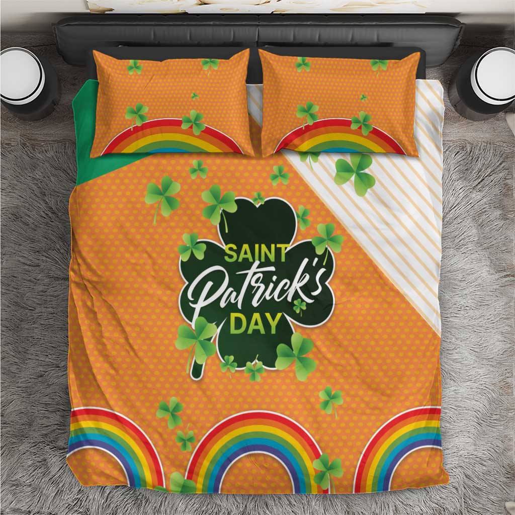 Ireland Irish Leprechaun with Shamrock Bedding Set Ireland 17th March Saint Patrick's Day