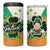 Ireland Irish Leprechaun with Shamrock 4 in 1 Can Cooler Tumbler Ireland 17th March Saint Patrick's Day