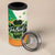 Ireland Irish Leprechaun with Shamrock 4 in 1 Can Cooler Tumbler Ireland 17th March Saint Patrick's Day