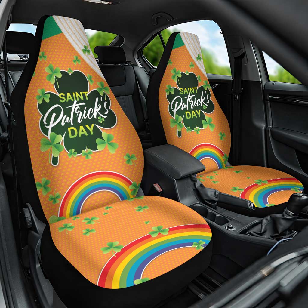 Ireland Irish Leprechaun with Shamrock Car Seat Cover Ireland 17th March Saint Patrick's Day