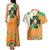 Ireland Irish Leprechaun with Shamrock Couples Matching Tank Maxi Dress and Hawaiian Shirt Ireland 17th March Saint Patrick's Day