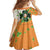 Ireland Irish Leprechaun with Shamrock Family Matching Long Sleeve Bodycon Dress and Hawaiian Shirt Ireland 17th March Saint Patrick's Day