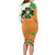 Ireland Irish Leprechaun with Shamrock Family Matching Long Sleeve Bodycon Dress and Hawaiian Shirt Ireland 17th March Saint Patrick's Day