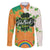 Ireland Irish Leprechaun with Shamrock Family Matching Off The Shoulder Long Sleeve Dress and Hawaiian Shirt Ireland 17th March Saint Patrick's Day