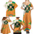 Ireland Irish Leprechaun with Shamrock Family Matching Summer Maxi Dress and Hawaiian Shirt Ireland 17th March Saint Patrick's Day