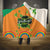 Ireland Irish Leprechaun with Shamrock Hooded Blanket Ireland 17th March Saint Patrick's Day