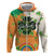 Ireland Irish Leprechaun with Shamrock Hoodie Ireland 17th March Saint Patrick's Day