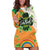 Ireland Irish Leprechaun with Shamrock Hoodie Dress Ireland 17th March Saint Patrick's Day