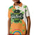 Ireland Irish Leprechaun with Shamrock Kid Polo Shirt Ireland 17th March Saint Patrick's Day