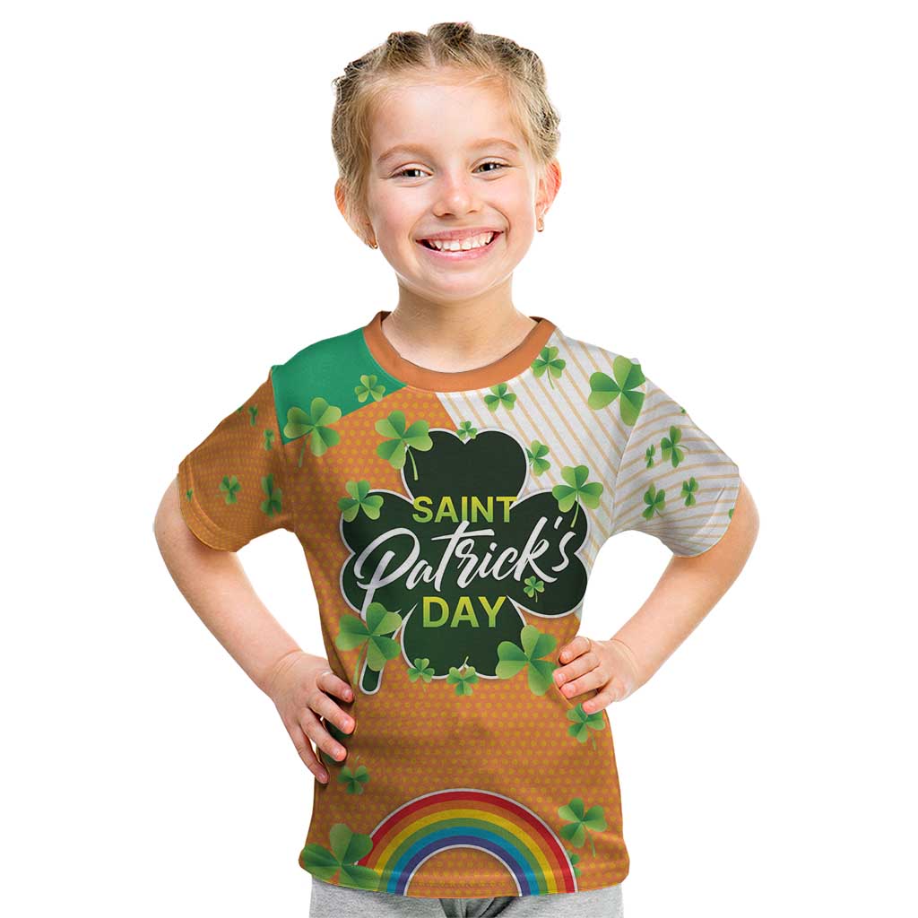 Ireland Irish Leprechaun with Shamrock Kid T Shirt Ireland 17th March Saint Patrick's Day