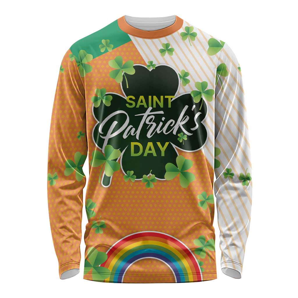 Ireland Irish Leprechaun with Shamrock Long Sleeve Shirt Ireland 17th March Saint Patrick's Day