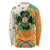 Ireland Irish Leprechaun with Shamrock Long Sleeve Shirt Ireland 17th March Saint Patrick's Day