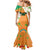 Ireland Irish Leprechaun with Shamrock Mermaid Dress Ireland 17th March Saint Patrick's Day